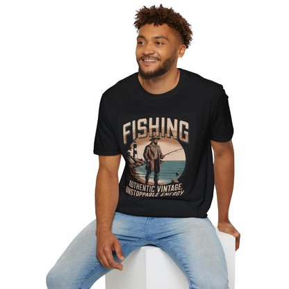 Vintage Fishing Unisex T-Shirt | Authentic & Energetic Design