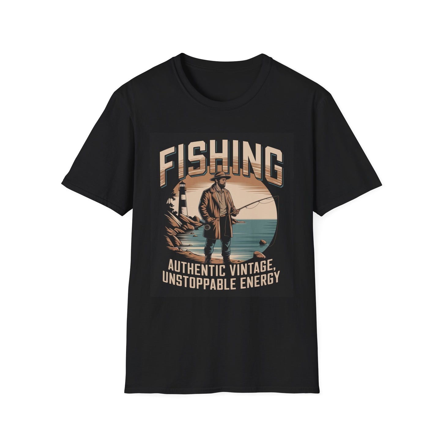 Vintage Fishing Unisex T-Shirt | Authentic & Energetic Design