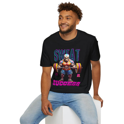 Fitness T-Shirt - "SWEAT FUEL SUCCESS"