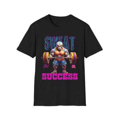 Fitness T-Shirt - "SWEAT FUEL SUCCESS"