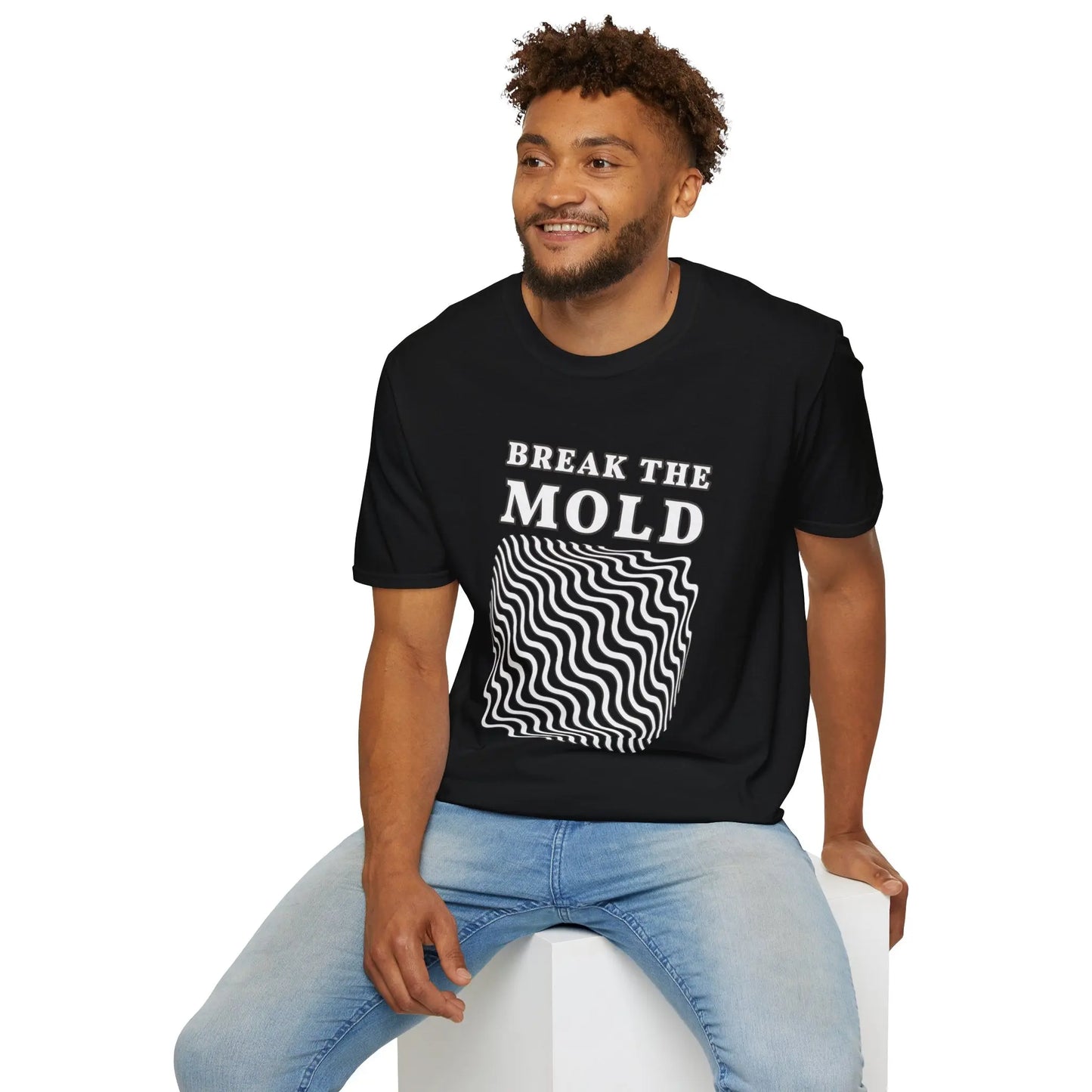 T-Shirt - "Break the Mold" Inspirational Graphic Tee Printify