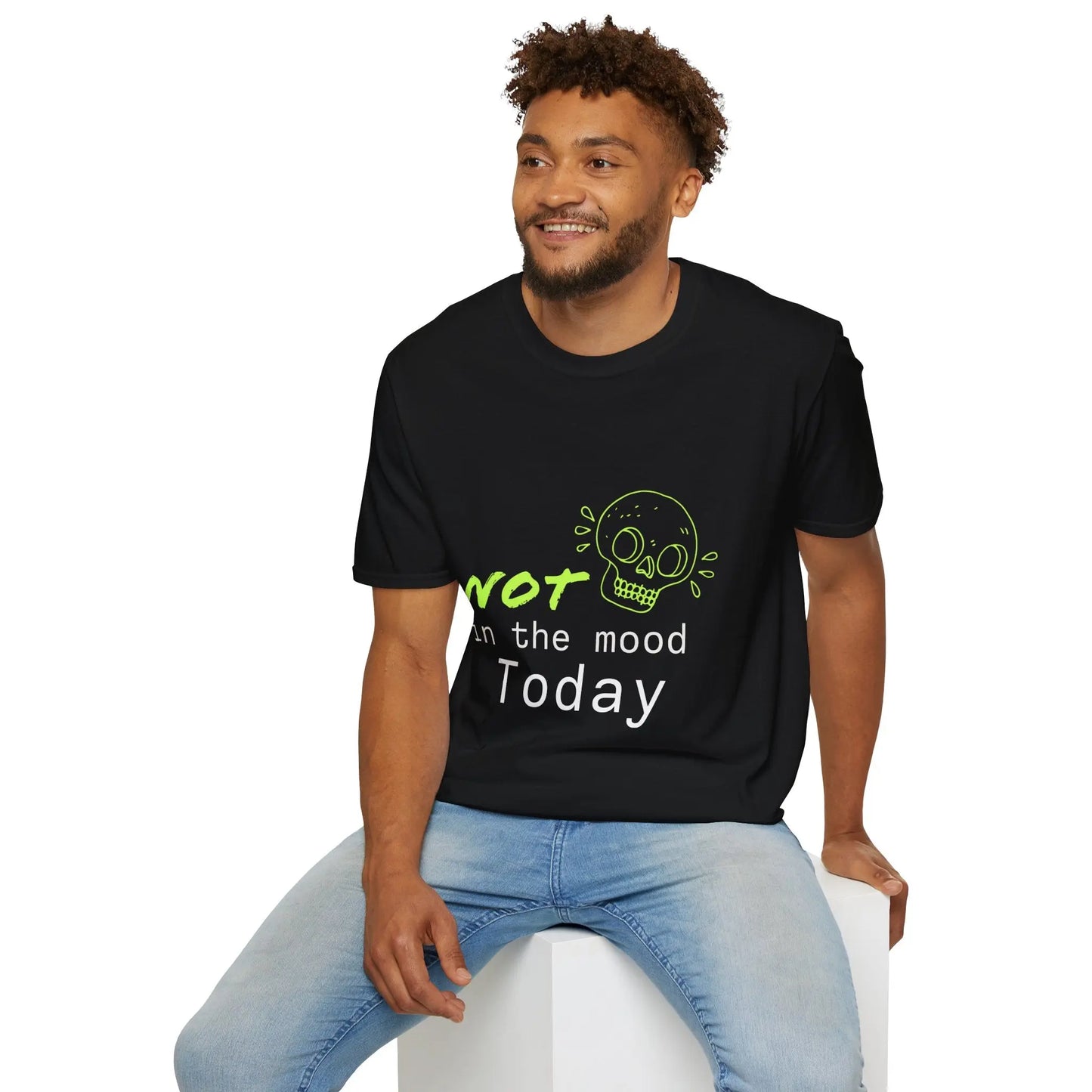 T-Shirt - 'Not in the Mood Today' Funny Graphic Tee Printify