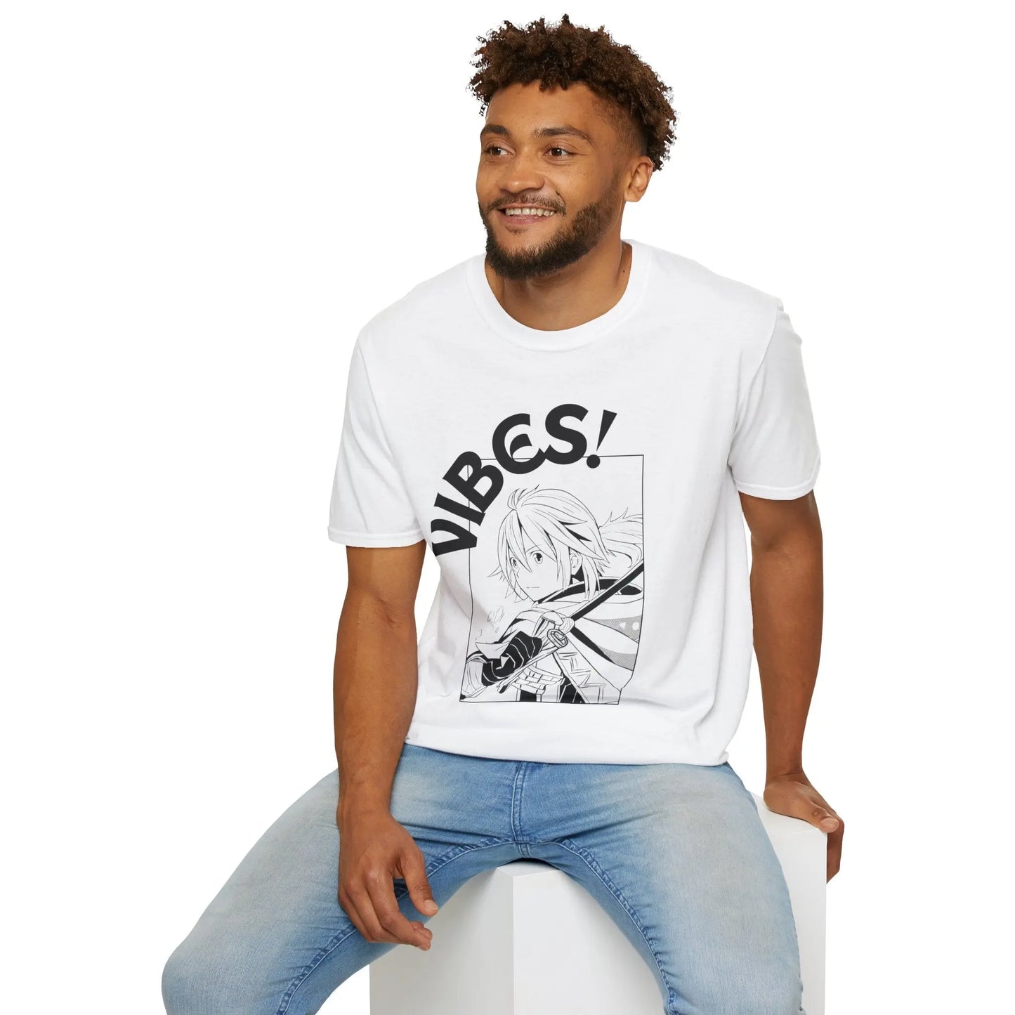 VIBES! T-Shirt - Anime Inspired Graphic Tee Printify